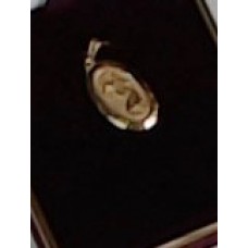 St Christopher Medal  14 kt Gold